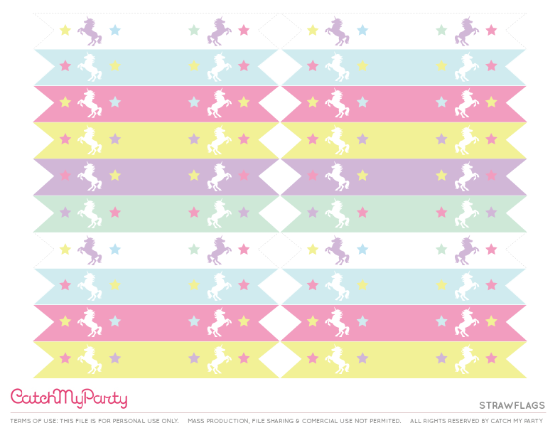 The Best Free Unicorn Birthday Party Printables Catch My Party