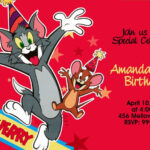 Tom And Jerry Birthday Invitations Download Hundreds FREE PRINTABLE